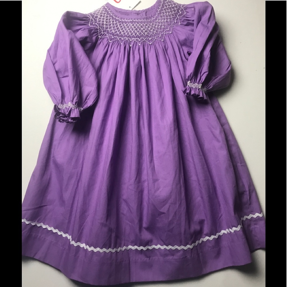 Mom & Me NEW Smocked Beaded 12 month Dress